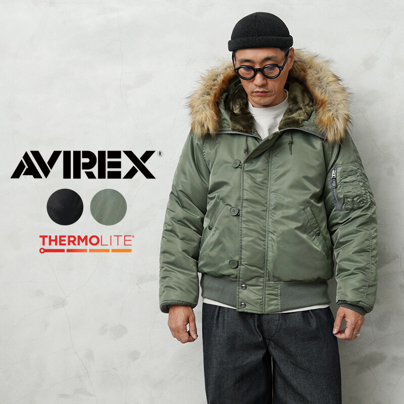 楽天市場】AVIREX アビレックス 7835952029 THERMOLITE N-2B フライト