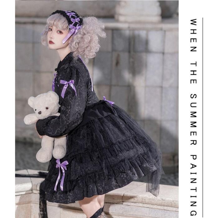 楽天市場】秋 新作 中華風 ゆめかわいい 中華ロリータ ロリータ メイド