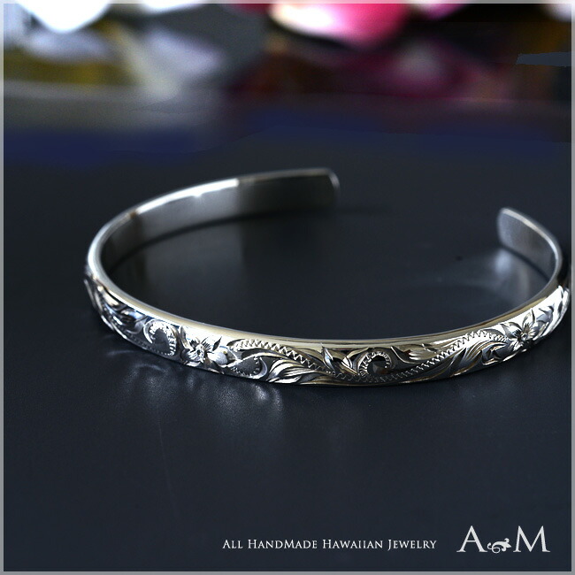 楽天市場】【10%OFFクーポン】ハワイアンジュエリー バングル 6mm