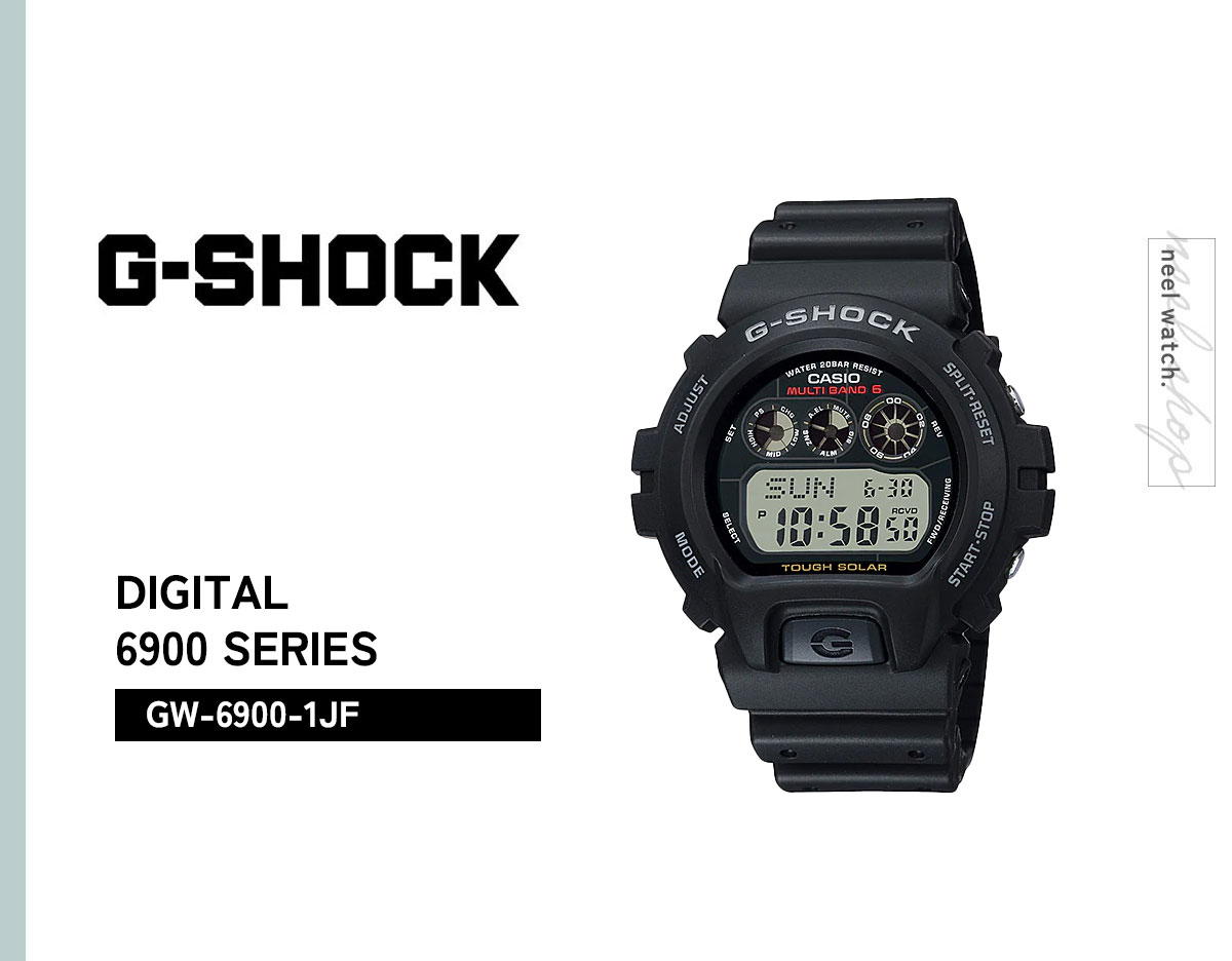 G-SHOCK 電波 ソーラー 電波時計 カシオ Gショック GW-6900-1JF CASIO