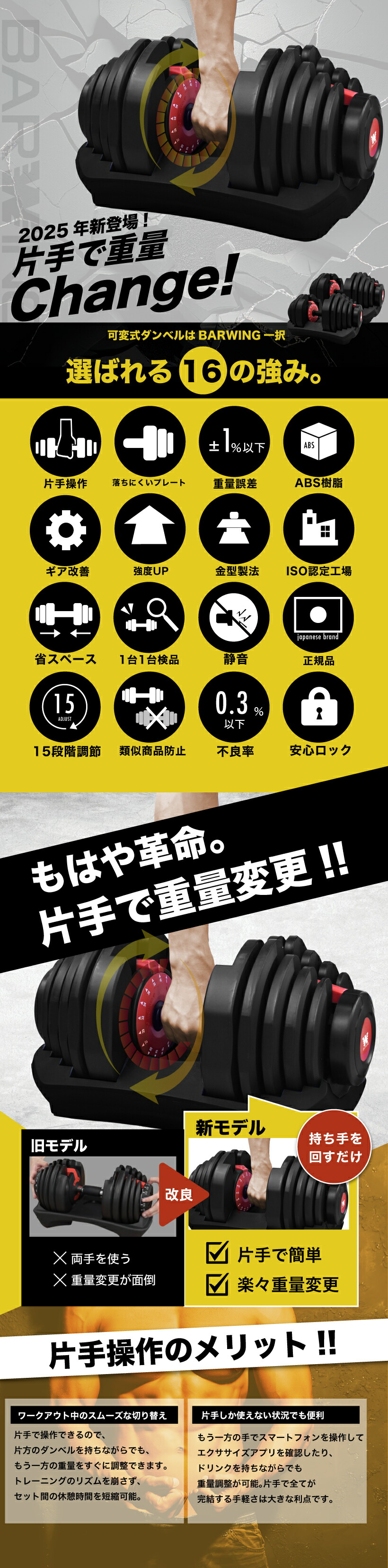 楽天市場】□3/11迄 1,000円OFF□ 可変式ダンベル40kg 2個セット 17