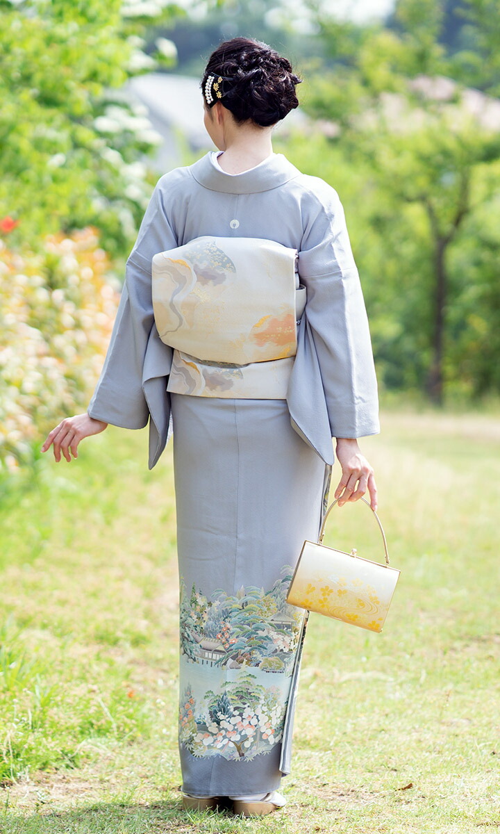 楽天市場】【レンタル 高級正絹 色留袖 フルセットレンタル】色留袖