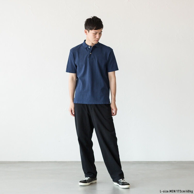 NEPS 吊りカノコ ポロ 吊り編み 鹿の子 ポロシャツ ネップス｜ココチヤ