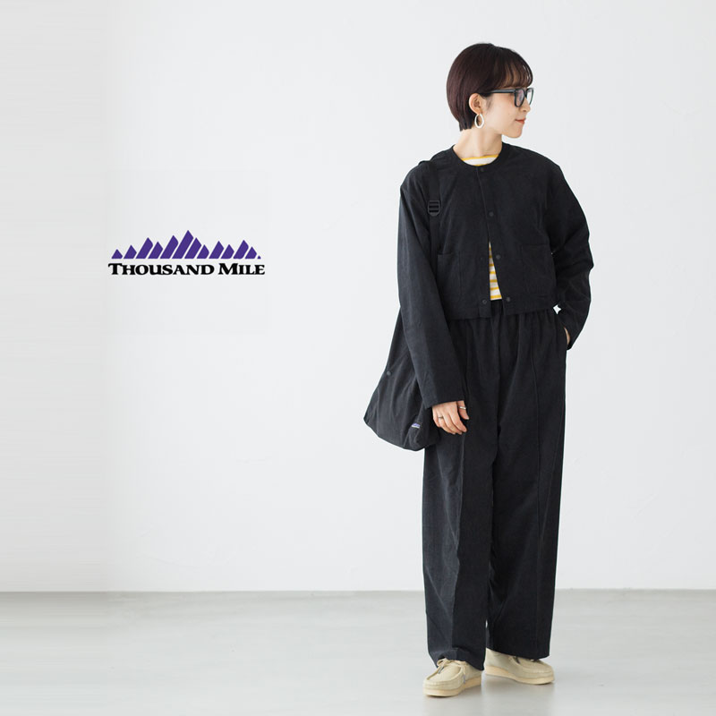 サウザンドマイル THOUSAND MILE セットアップ カーディガン＆ワイド
