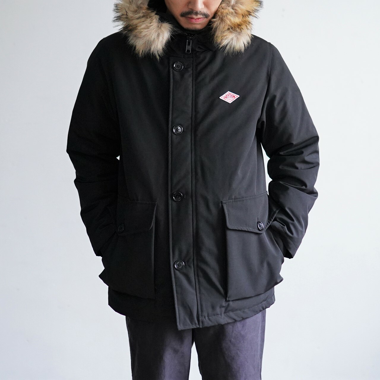 楽天市場】ダントン DANTON フード付き ダウンジャケット FAKE FAR