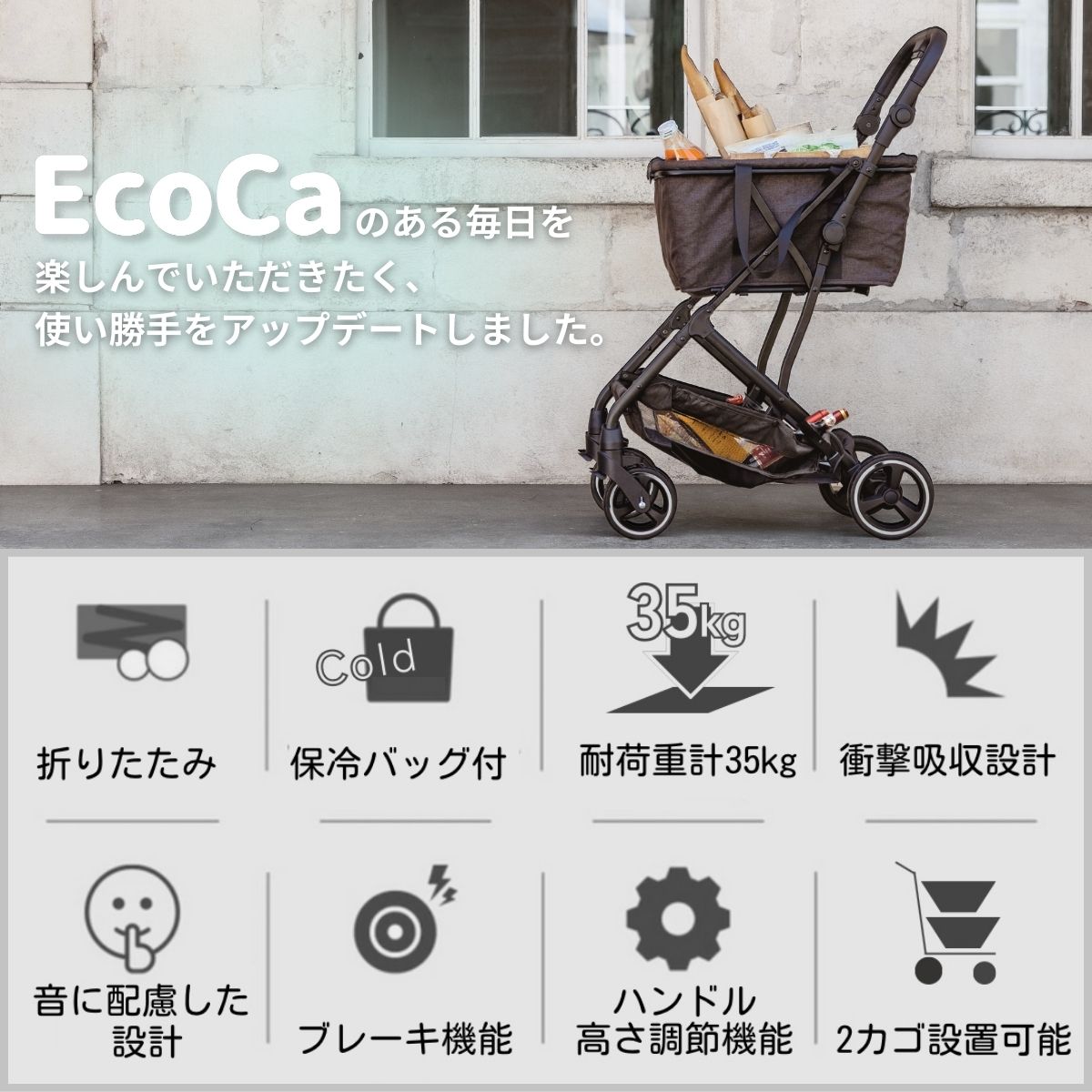 通常価格】Ecoca Excella エコカ エクセラ（本体＋保冷バッグ2個