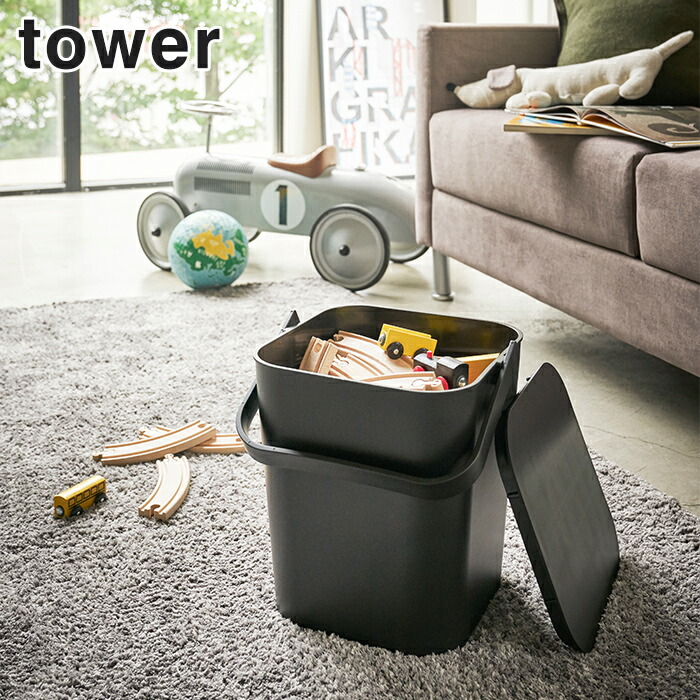 インテリアショップe-goods / フタ付バケツ タワー 12L tower 収納
