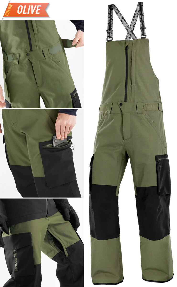 23-24 SALOMON サロモン TRANSFER BIB PANT M トランスファー