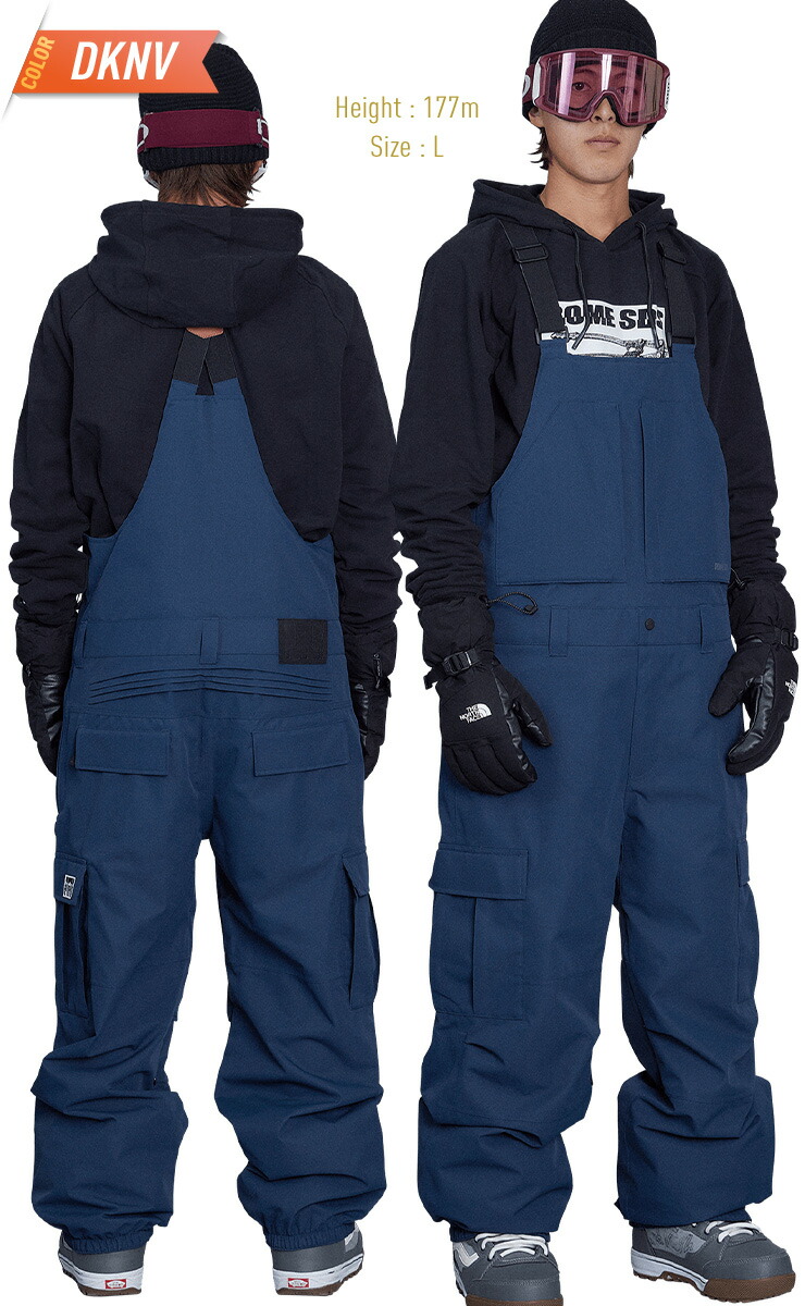 正規品 23-24 ROME SDS ローム BAGGY CARGO BIB PANTS バギーカーゴ