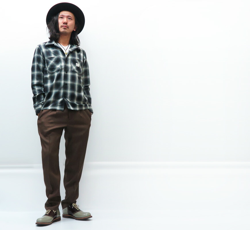 楽天市場】GANGSTERVILLE ギャングスタービル 長袖 オープンカラー