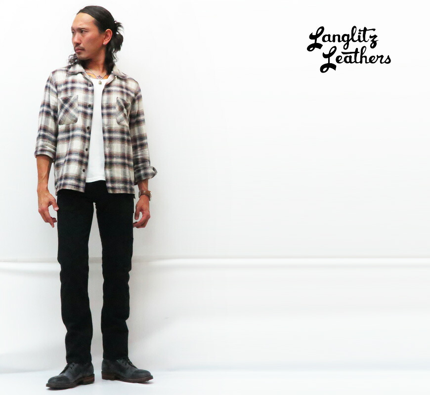 楽天市場】ラングリッツレザーズ Langlitz Leathers 13oz ブラック