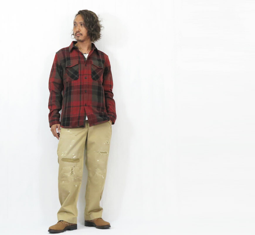 楽天市場】UES ウエス チェック エクストラヘビーネルシャツ 長袖