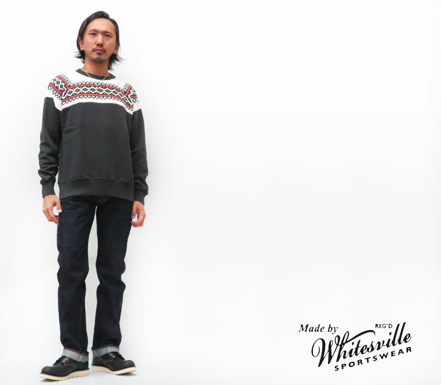 楽天市場】WHITES VILLE ホワイツビル スノーパターン スウェット