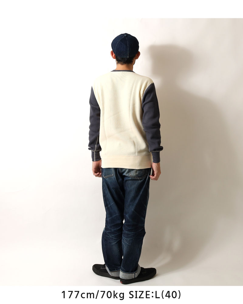 TOYS McCOY(トイズマッコイ) ビッグワッフルクルーネックロンT U.S.