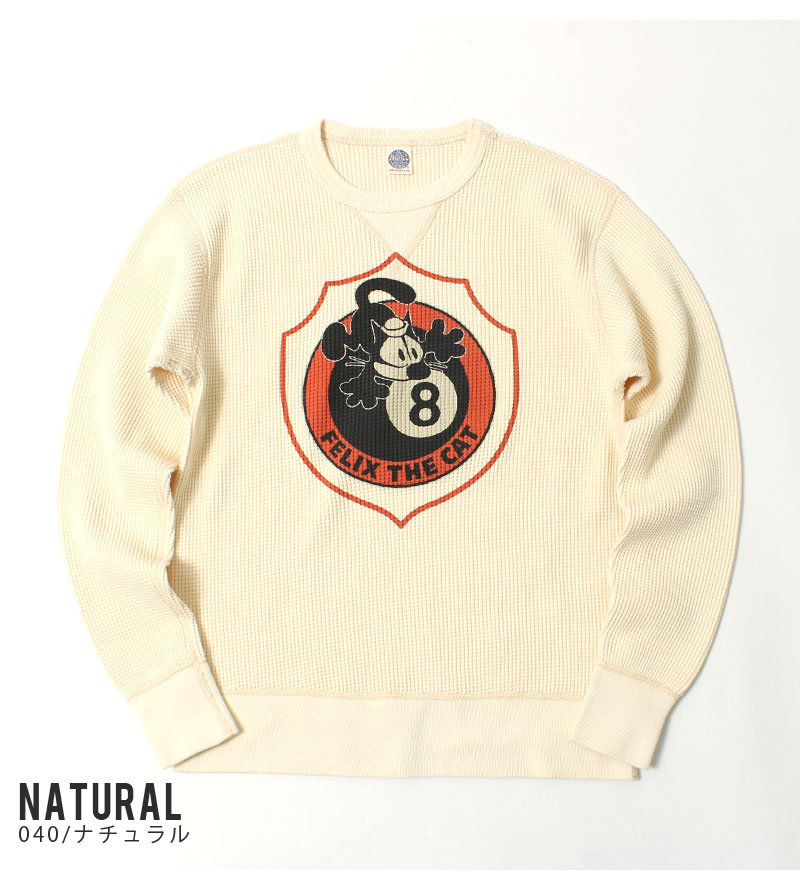 TOYS McCOY(トイズマッコイ) ビッグワッフルクルーネックシャツ 