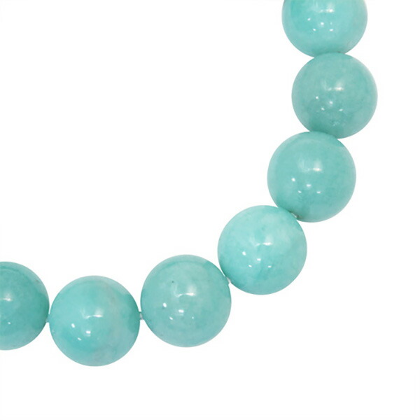 アマゾナイト ブレスレット 高品質 ペルー産 12mm 18~19cm M~LL サイズ