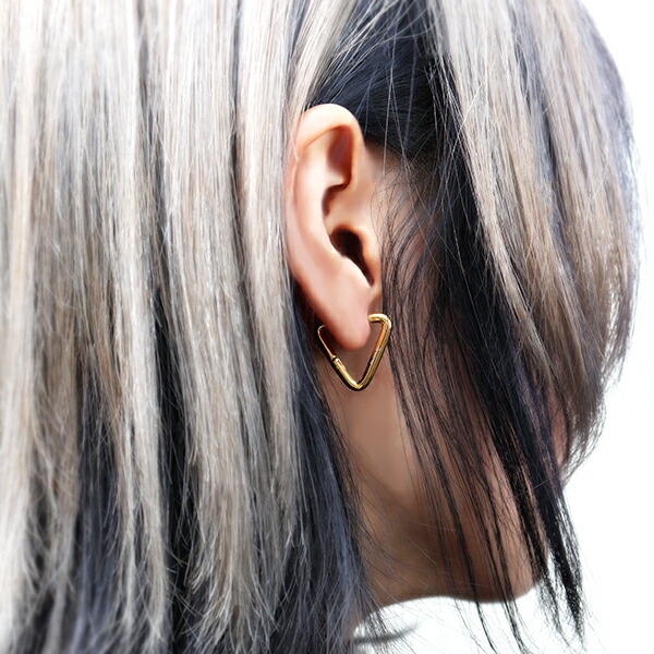 楽天市場】サージカルステンレス ゴールド トライアングル フープ