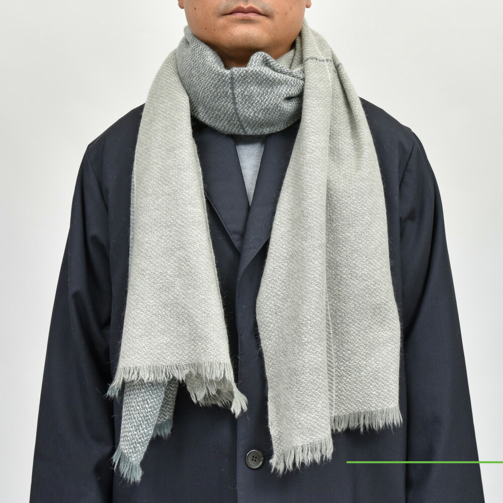 Norlha（ノラ）ヤクウールチェックストール 15336 18342402172｜guji