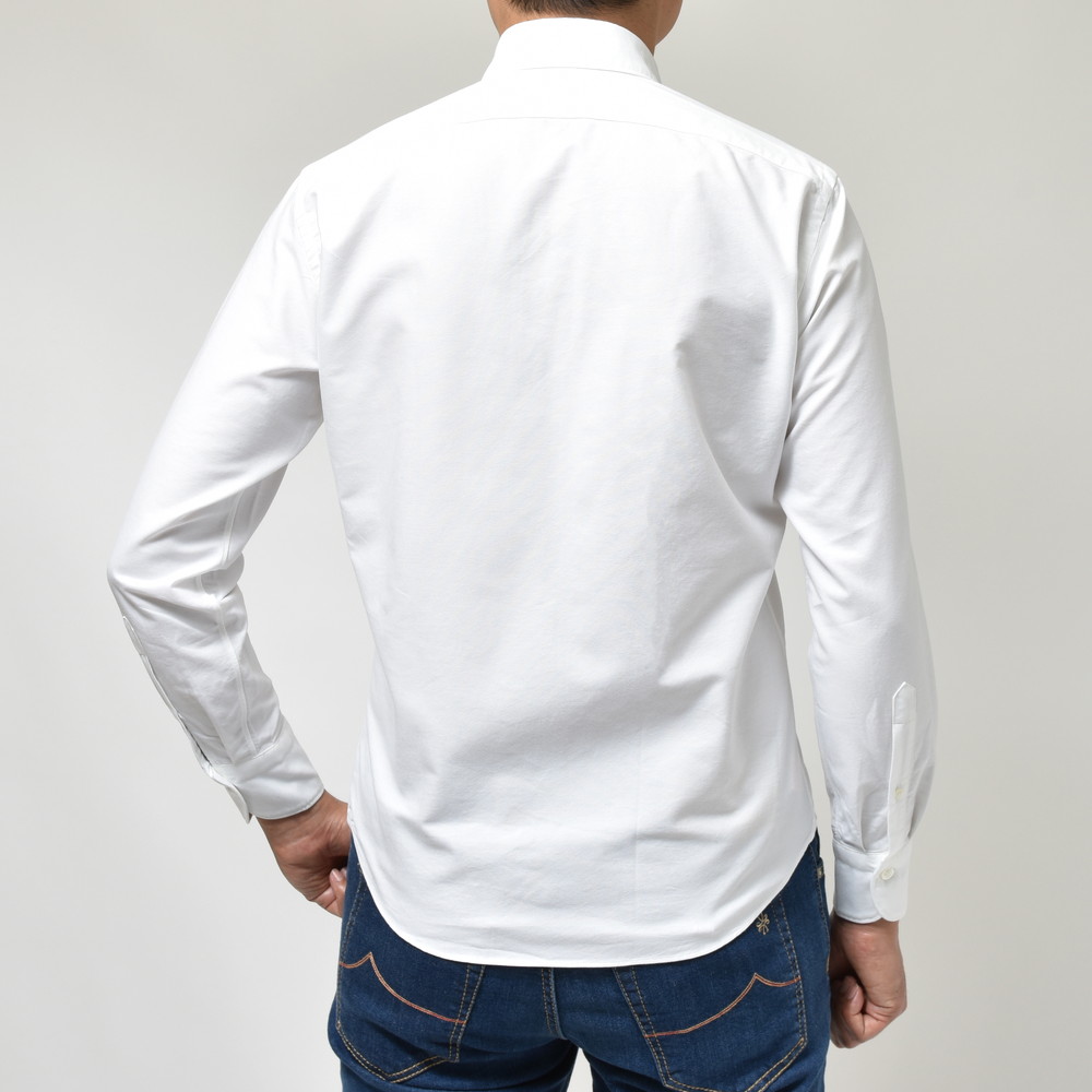 Giannetto（ジャンネット）コットンピンオックスセミワイドカラー