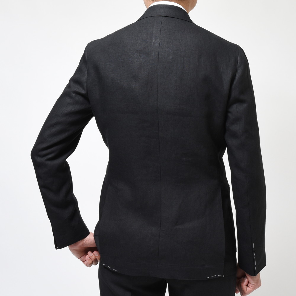 De Petrillo（デ ペトリロ）リネンソリッド3Bジャケット NAPOLI