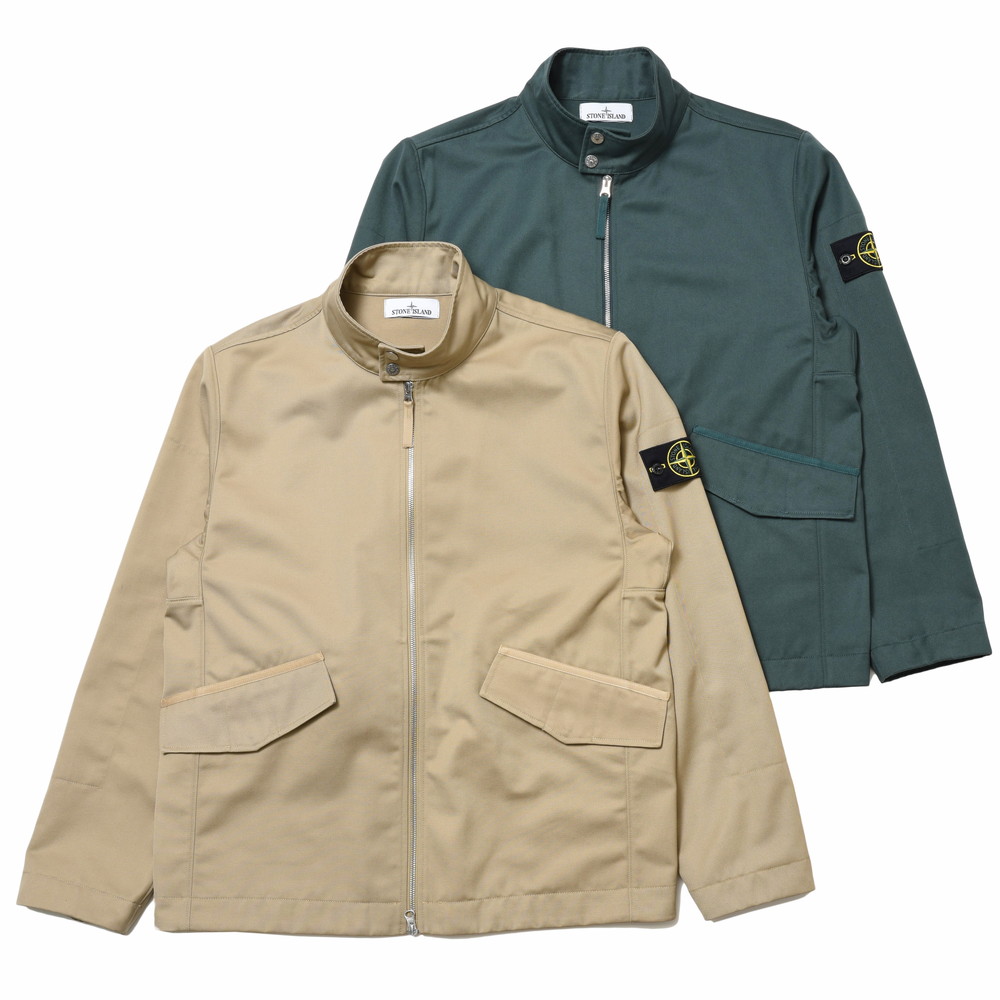 STONE ISLAND(ストーンアイランド)ポリエステルコットンギャバジン