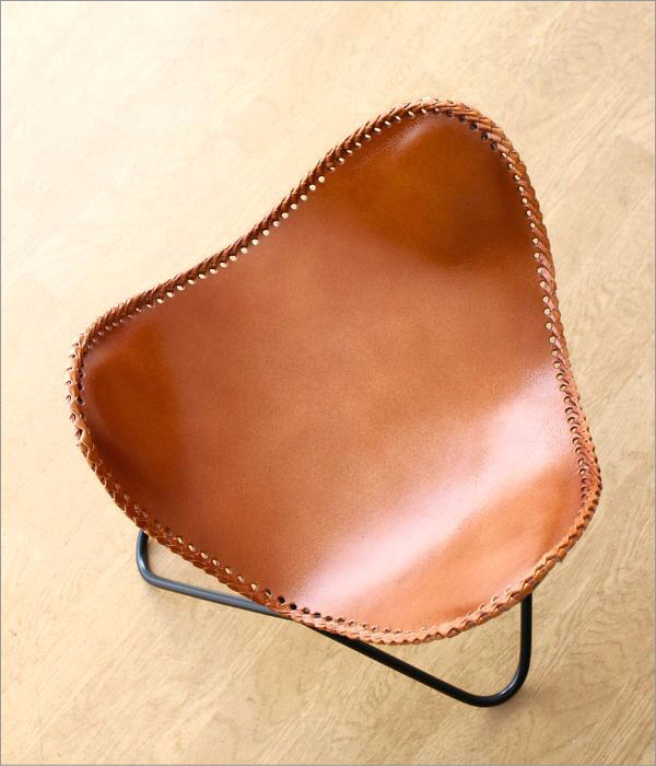 楽天市場】スツール レザー 本革 アイアン アンティーク レトロ 革製