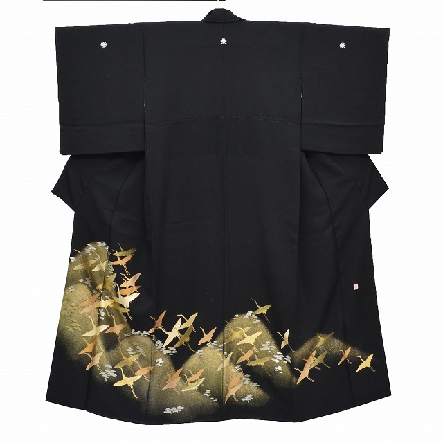 20%OFF☆P10倍／黒留袖着物 長襦袢 帯締め 帯揚げ 末広 正絹 セット