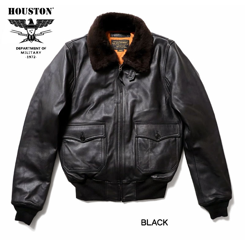 楽天市場】HOUSTON ヒューストン レザージャケット 革ジャン メンズ G