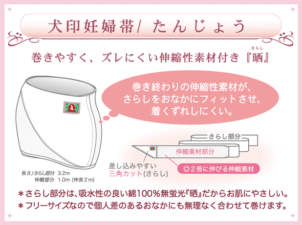 楽天市場】【ポイント10倍☆3/11 01:59迄】犬印本舗 マタニティ 妊婦帯