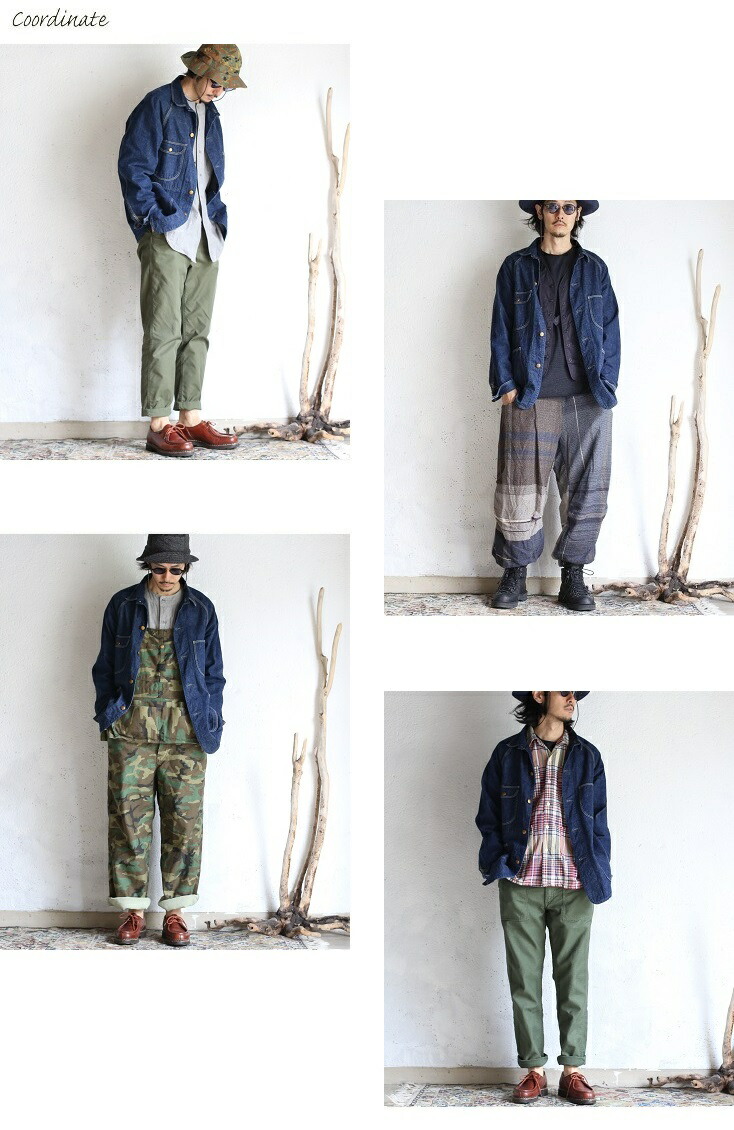 楽天市場】【orslow】 1950 DENIM COVER ALL One Wash 9oz(オンス