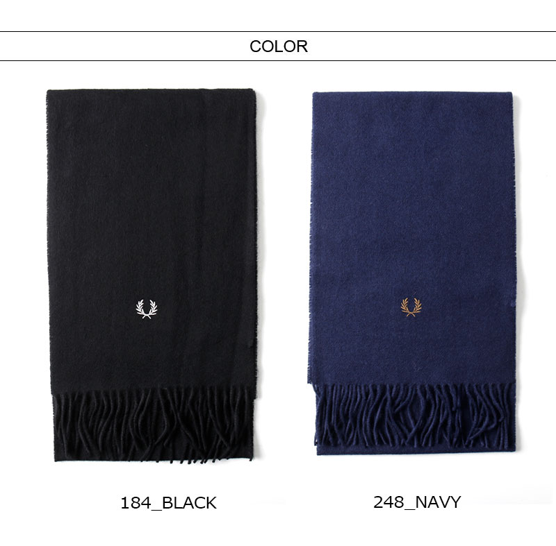 楽天市場】FRED PERRY/フレッドペリー LAMBSWOOL SCARF ラムウール