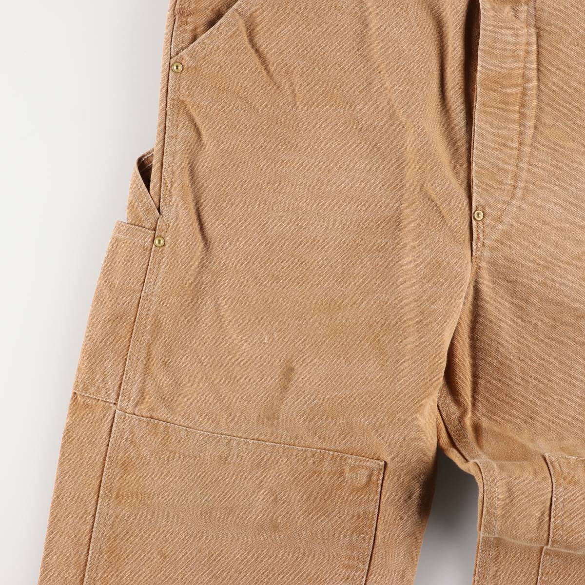 古着 00年代 カーハート Carhartt ダブルニー ダック オーバーオール