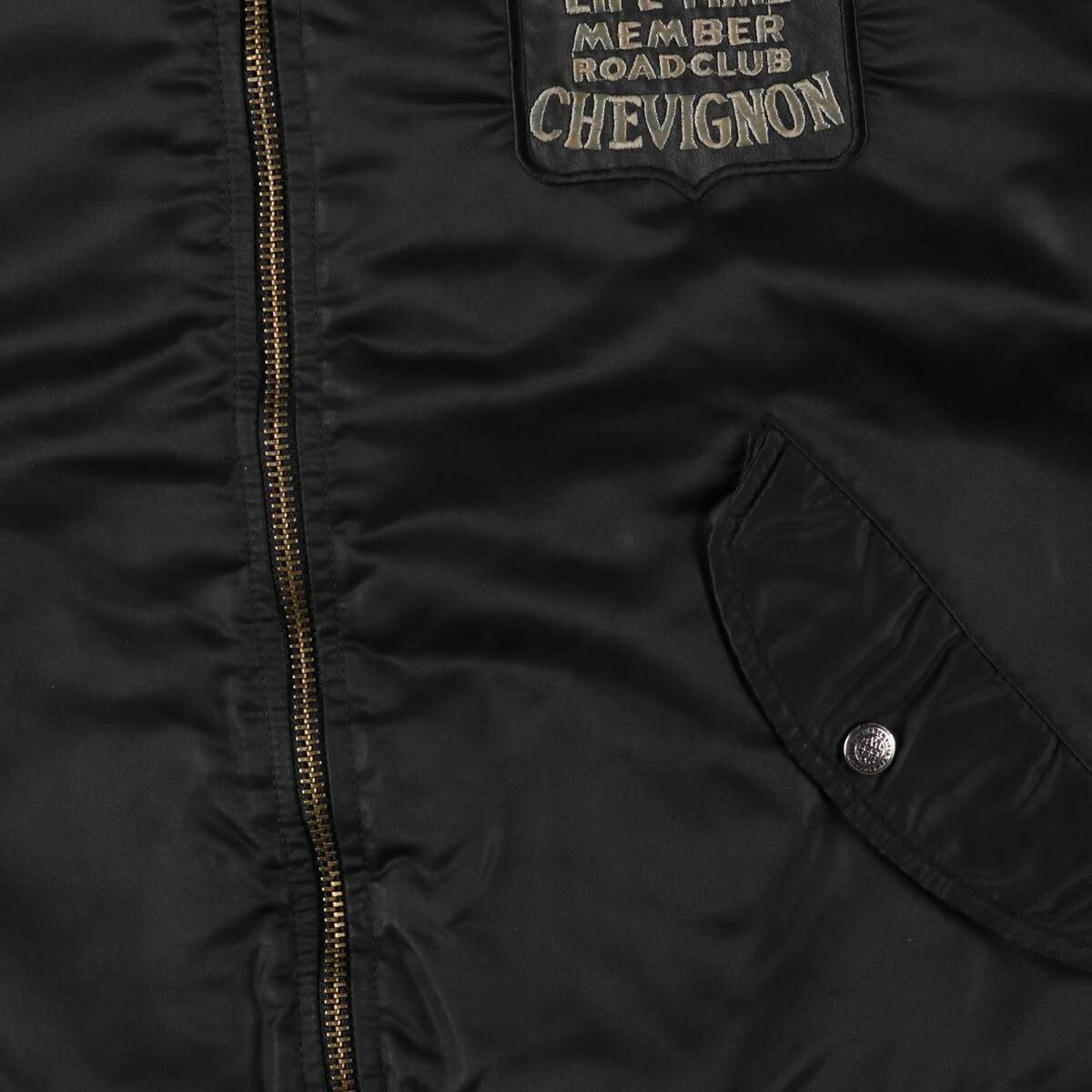 古着 シェビニオン CHEVIGNON MA-1タイプ 中綿入り ミリタリー