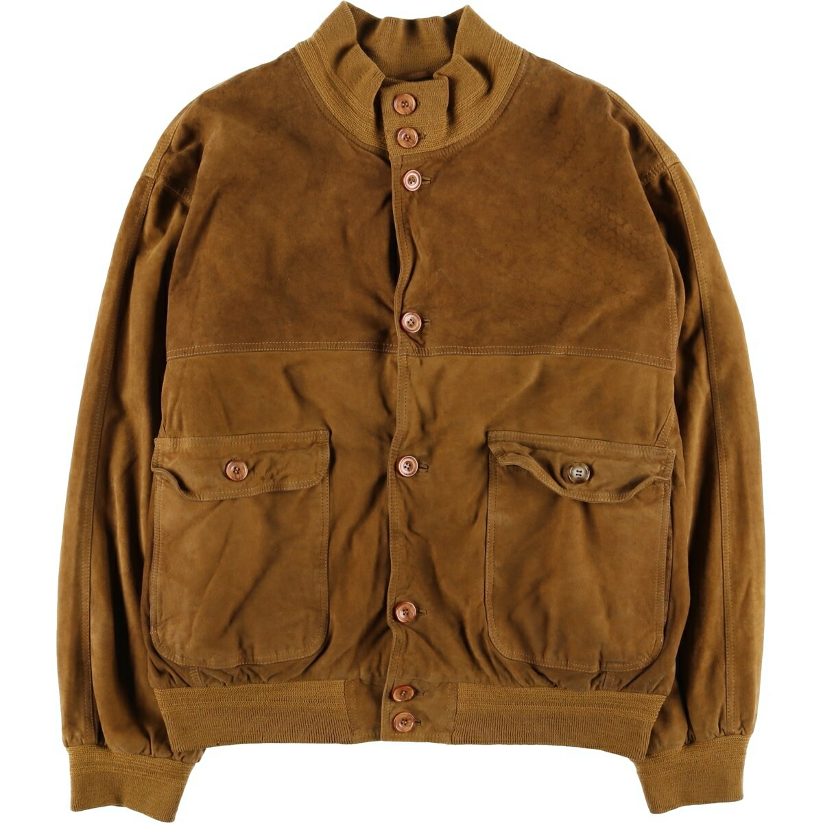 古着 90年代 SAVE THE FOREST バルスタージャケット スエードレザー