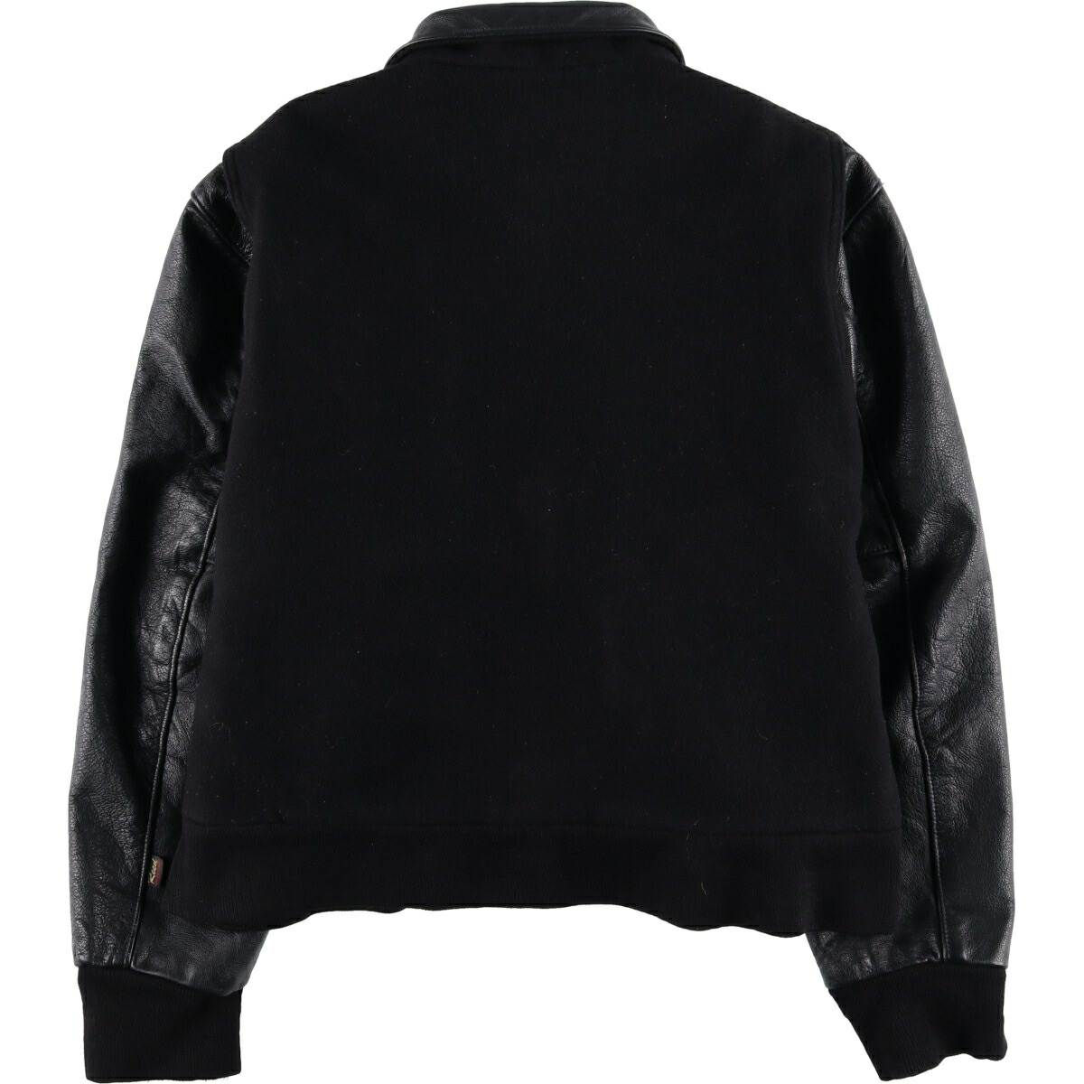 古着 80～90年代 Reed Ford フォード 襟付き 袖革ウールボタン