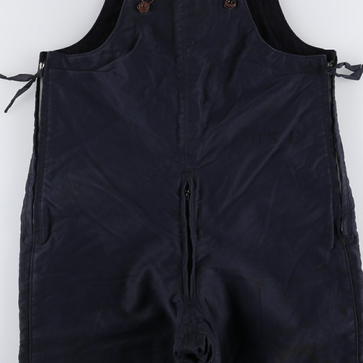 古着 40年代 米軍実品 N-1 デッキパンツ 前期型 U.S.NAVY メタルボタン