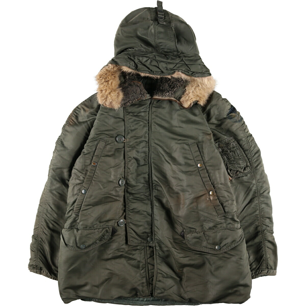 古着 50～60年代 米軍実品 N-3B ミリタリー フライトジャケット USA製