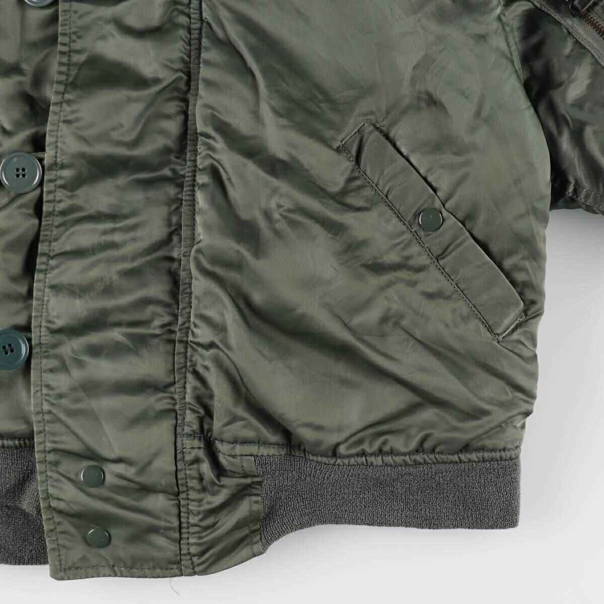 古着 80年代 米軍実品 N-2B ミリタリー フライトジャケット USA製