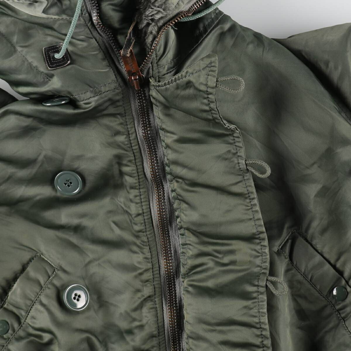 古着 80年代 米軍実品 N-2B ミリタリー フライトジャケット USA製