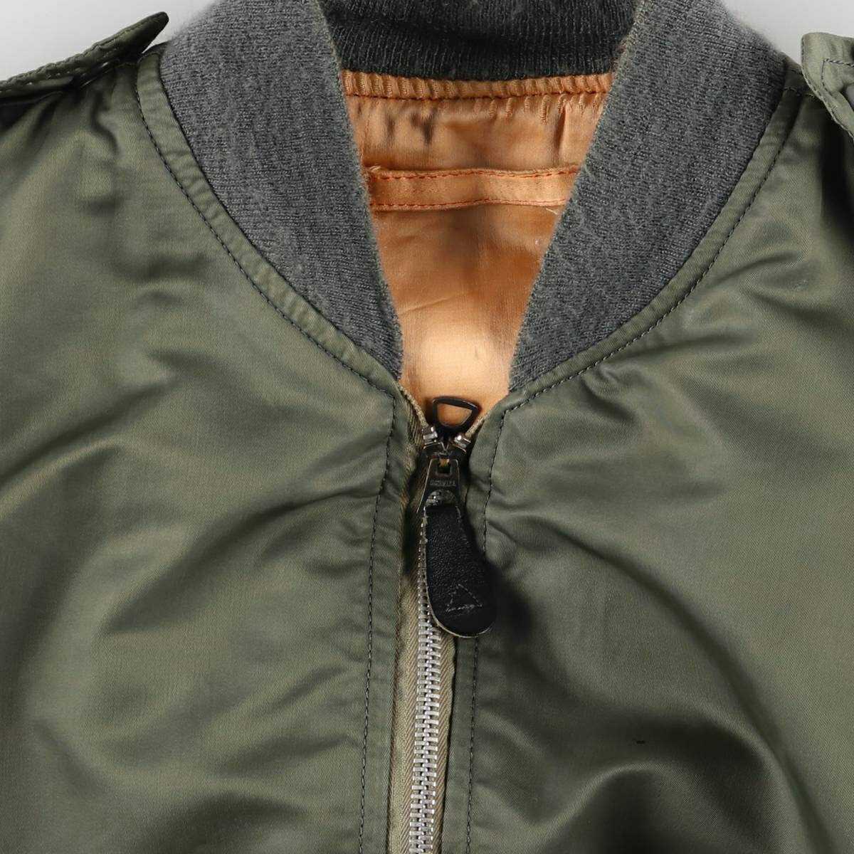 古着 アルファ ALPHA 米軍 L-2B ミリタリー フライトジャケット MEDIUM