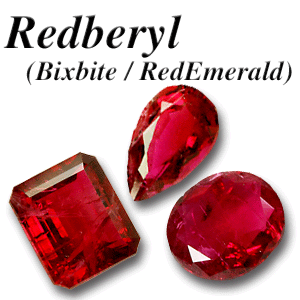 294 レッドベリル ビクスバイト レッドエメラルド 結晶 標本 アメリカ ユタ州産 レッドベリル（ビクスバイト）の原石 0.4ct