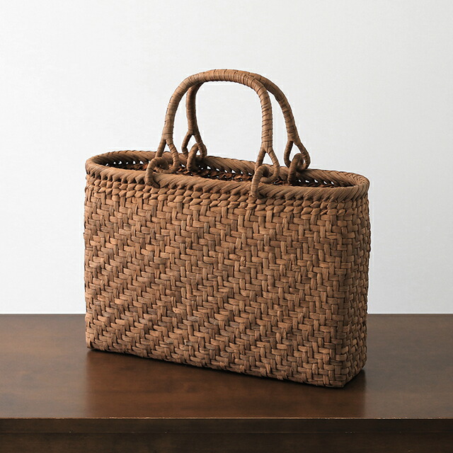 A4ファイルがすっぽり入るやまぶどう籠 (国産材/網代編み/細ひご/ひご