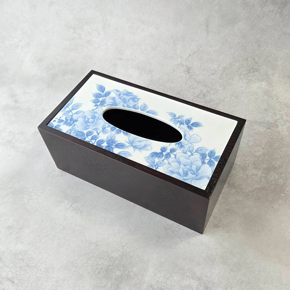 楽天市場】＼今だけP2倍+送料無料!!／ ティッシュケース 鉄線花 有田焼