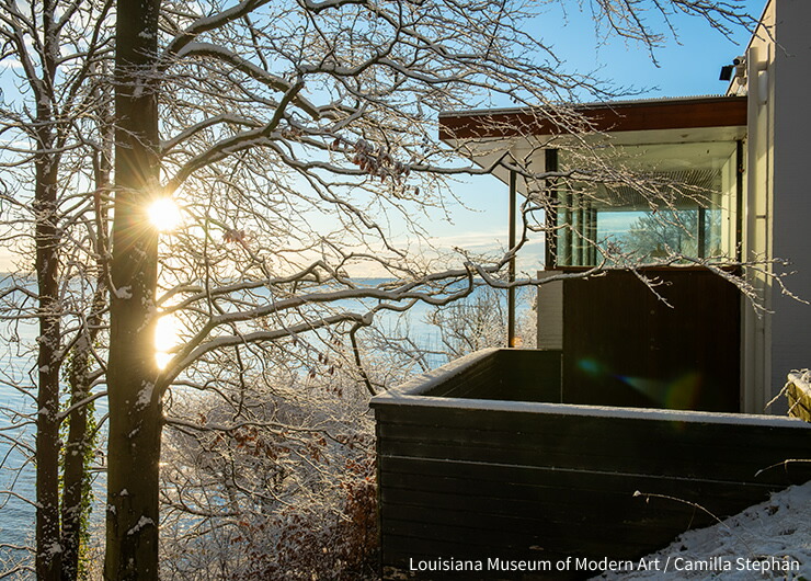 ルイジアナ近代美術館 A1ポスター「Skovsh オーナメント・置物｜雑貨