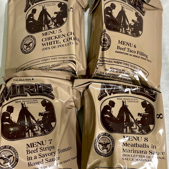 楽天市場】【24,25年検品】米軍実物 MREレーション 非常食 米軍戦闘