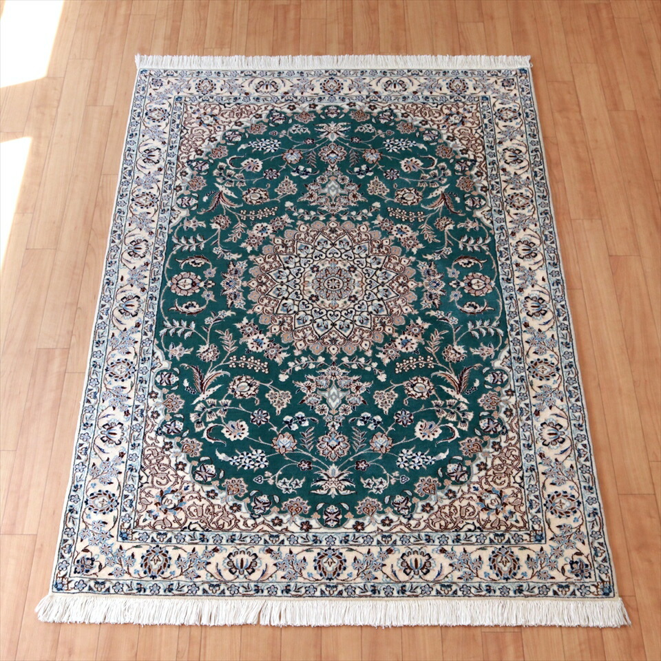 楽天市場】【15%OFFクーポン対象】ペルシャ絨毯 ナイン産 6La 150