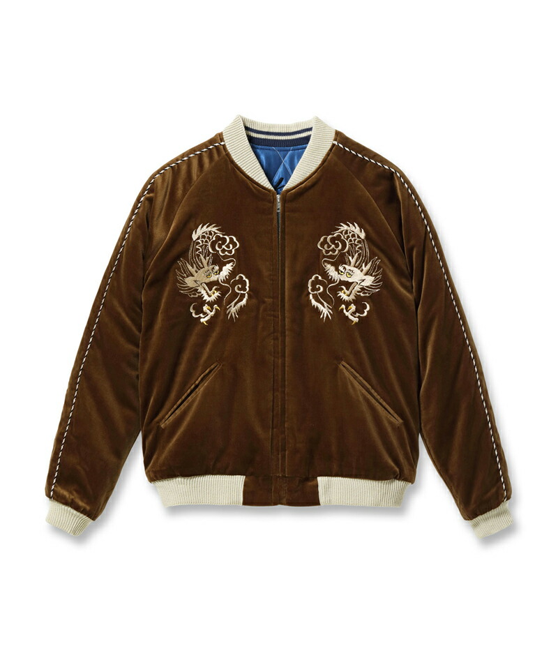 楽天市場】テーラー東洋 別珍 スカジャン “WHITE DRAGON” × “BLACK