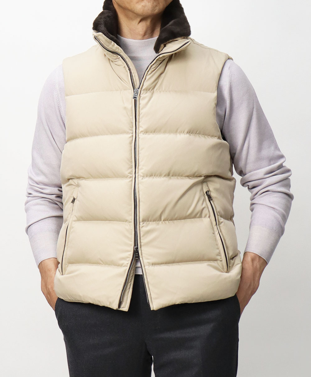 ヘルノ / HERNO / ダウンベスト / ポーラテック / POLAR-TECH / 襟