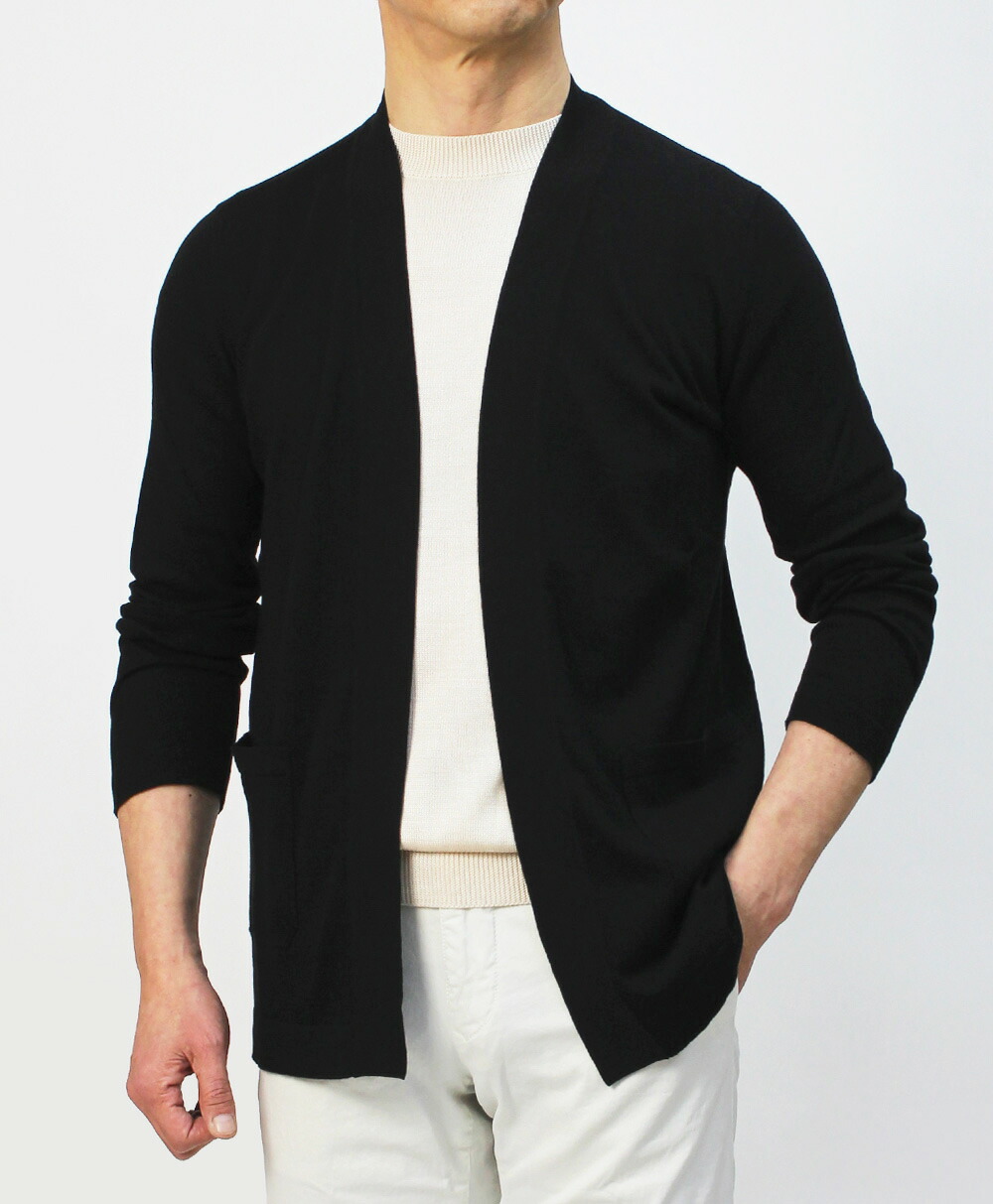 グランサッソ / GRANSASSO / luccicare別注 / ボタンレス カーディガン