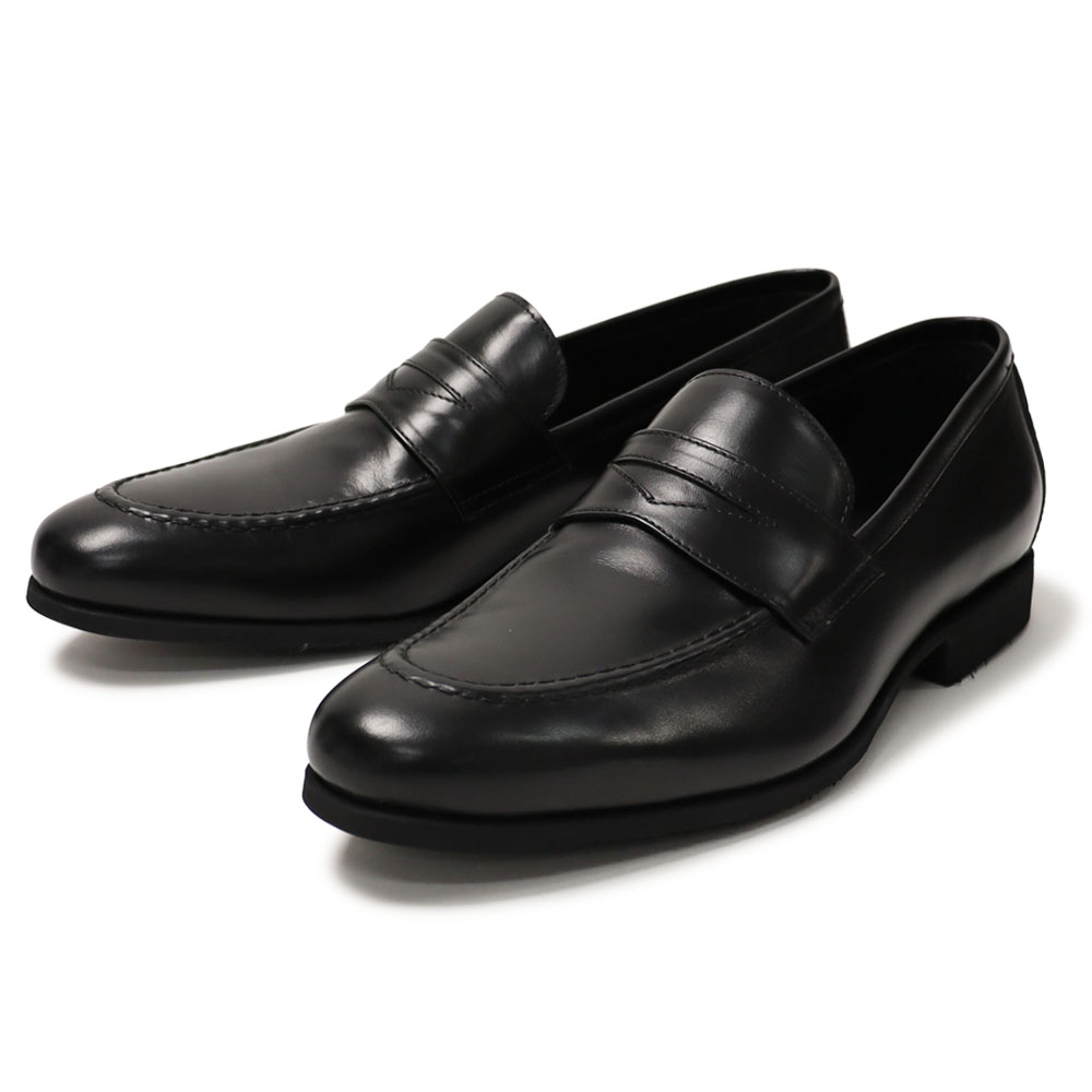 フェランテ / FERRANTE / ISEO / レザー ローファー【ネイビー